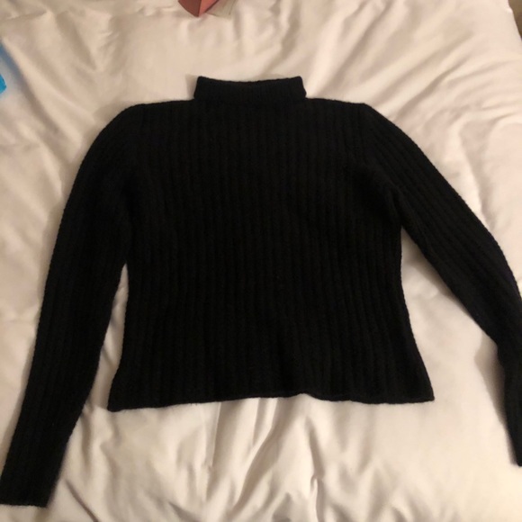 Burberry Sweaters - Black Burberry Cashmere Turtleneck Sweater